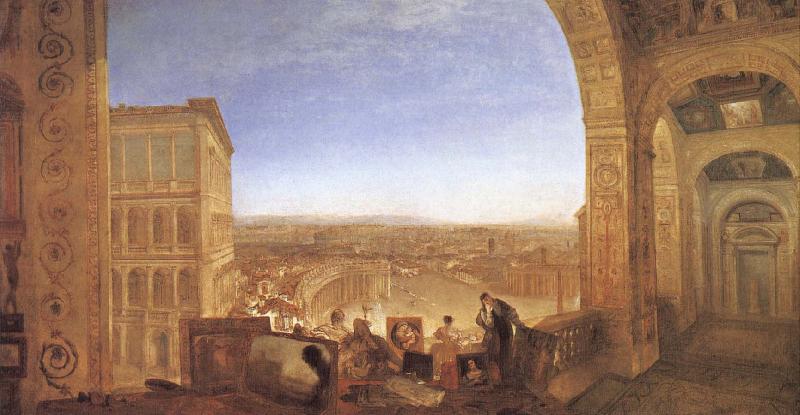 J.M.W. Turner Rome,From the Vatican Raffalle oil painting image